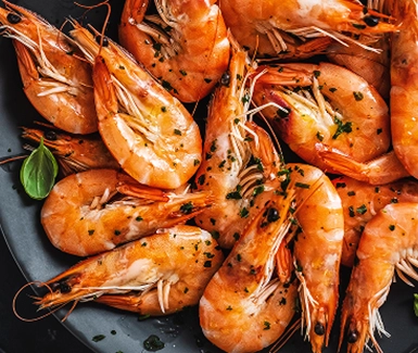 Sortiment Fisch 5 Garnelen