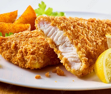 Sortiment Fisch 7 Panierter Fisch