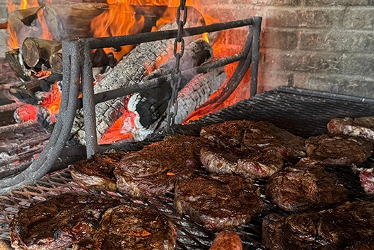 Rindfleisch auf dem Grill