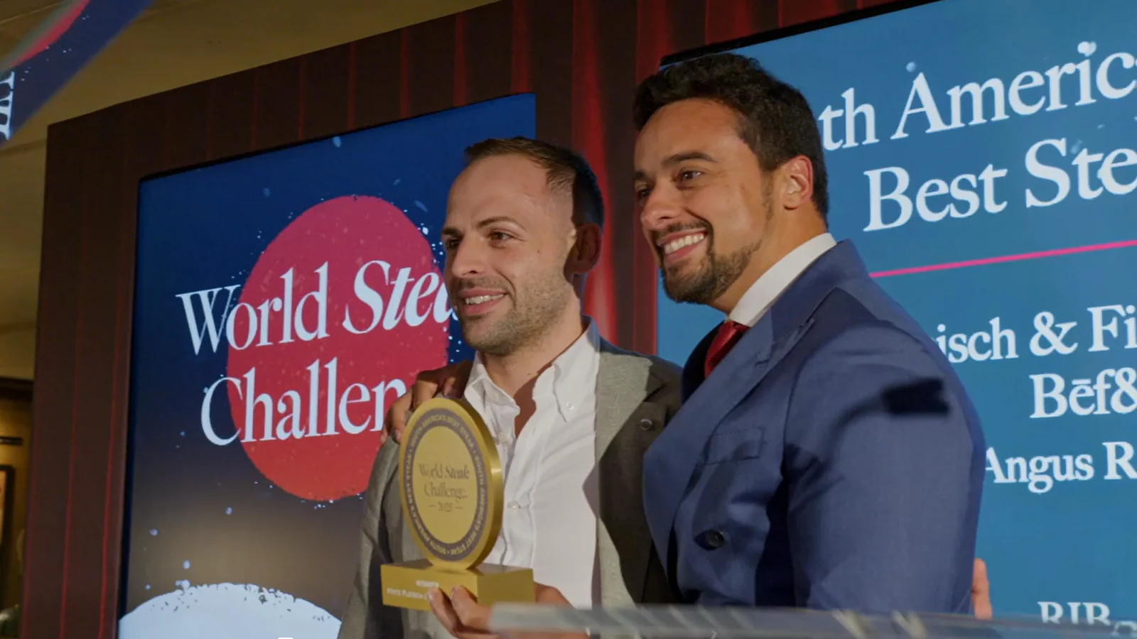 Preisverleihung der World Steak Challenge 2026 mit dem Award für South America's Best Steak